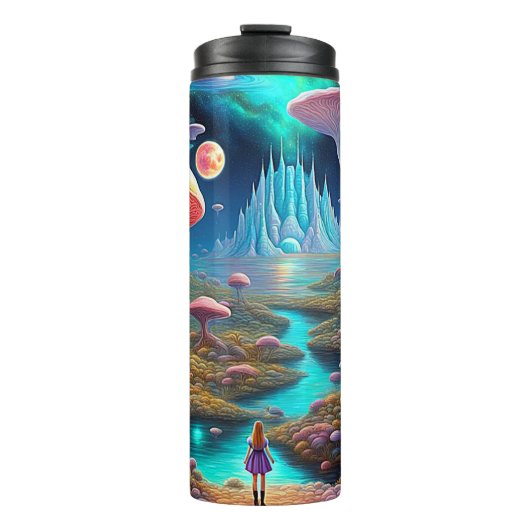 paddenstoelbos thermosbeker (Voorkant)