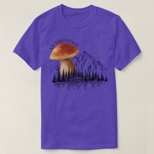 Paddenstoelcollectoren voor wandelpaddenstoelen Po T-shirt (Design voorkant)