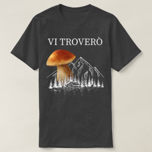 Paddenstoelcollectoren voor wandelpaddenstoelen Po T-shirt (Design voorkant)