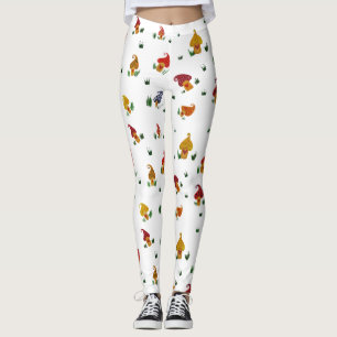 Paddenstoelen aangepaste Leggings