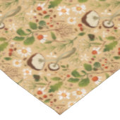 Paddenstoelen, bloemen en olijven tafelkleed (Gekanteld)