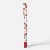 Paddenstoelen & Bloemen Mid Century Modern Custom  Case-Mate iPhone Case (Achterkant / Links)