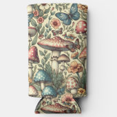 paddenstoelen, bloemen, vlinders grillig (Voorkant)