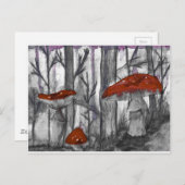 paddenstoelen briefkaart (Voorkant / Achterkant)