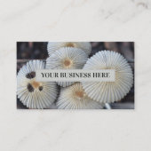 Paddenstoelen buiten Fungus Sprouting Paddenstoel Visitekaartje (Voorkant)