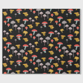 paddenstoelen cadeaupapier (Vlak)