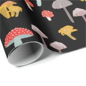 paddenstoelen cadeaupapier (Rol Hoek)