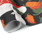 paddenstoelen cadeaupapier (Rol Hoek)