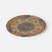 Paddenstoelen en bord van bladeren (Gekanteld)