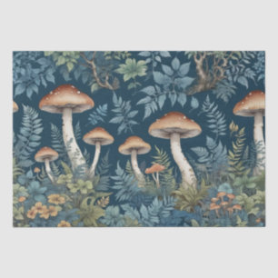 Paddenstoelen en Varens Tissuepapier