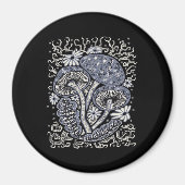 Paddenstoelen en Whimsigoth Magneet (Voorkant)