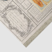 Paddenstoelen Forest Ephemera Cottcore-ontkoppelin Tissuepapier (Detail)