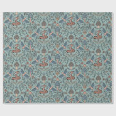 Paddenstoelen Fox & Dragonfly Cute Autumn Pattern  Cadeaupapier (Vlak)