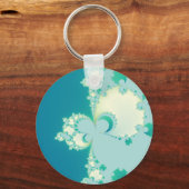 Paddenstoelen Fractal Sleutelhanger (Voorkant)