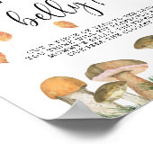 Paddenstoelen - hoe groot is mama's buik spel poster (Hoek)