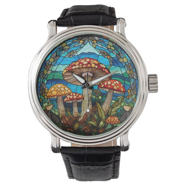 paddenstoelen horloge (Voorkant)