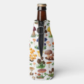 Paddenstoelen Illustratie Flesjeskoeler (Fles Achterkant)