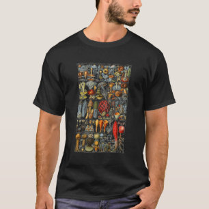 Paddenstoelen Illustratiekaart Morel Hunter T-shirt