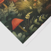 Paddenstoelen in bos 6 Decoupage papier (Detail)