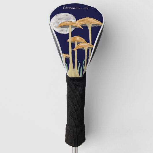 Paddenstoelen in het bewegingsapparaat golfheadcover (Voorkant)