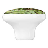 Paddenstoelen in het bos keramische knop (Zijkant)