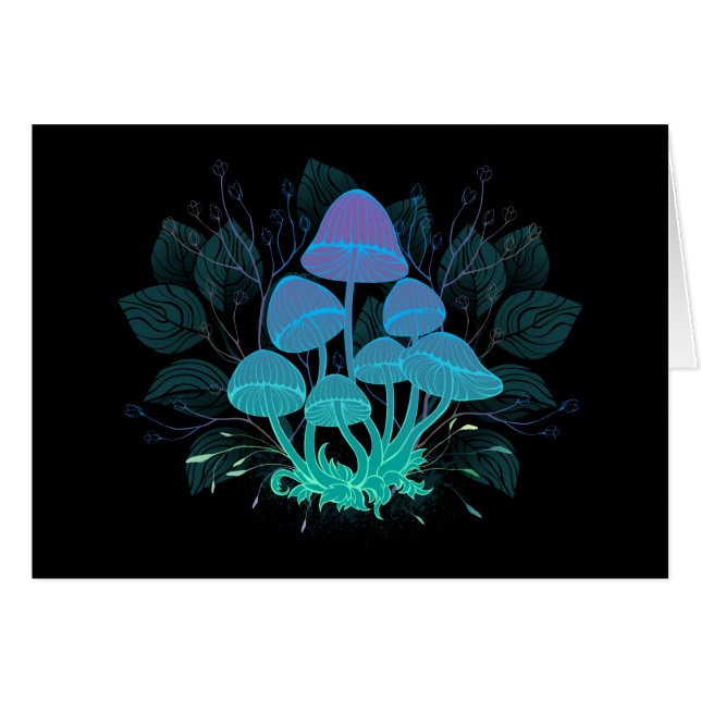 Paddenstoelen in struiken (Voorkant Horizontaal)