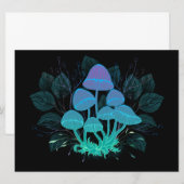 Paddenstoelen in Struiken Aankondiging (Voorkant / Achterkant)