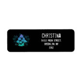 Paddenstoelen in struiken etiket (Voorkant)