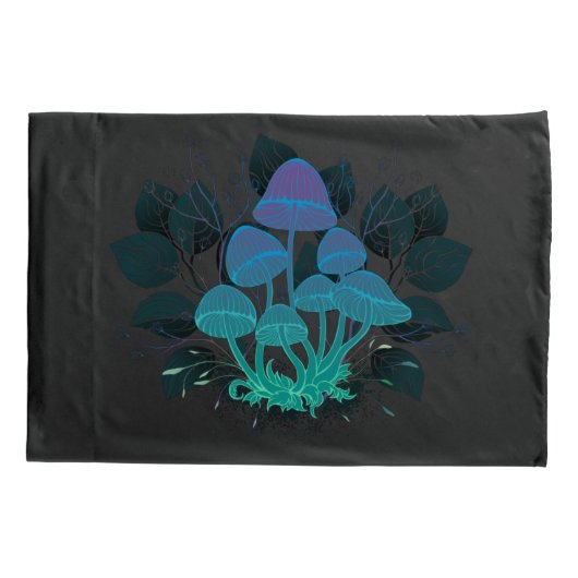 Paddenstoelen in struiken kussensloop (Achterkant)