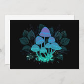 Paddenstoelen in struiken menu (Voorkant / Achterkant)