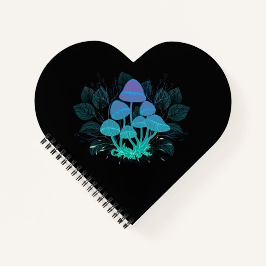 Paddenstoelen in struiken notitieboek (Voorkant)