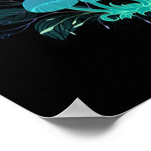 Paddenstoelen in struiken poster (Hoek)