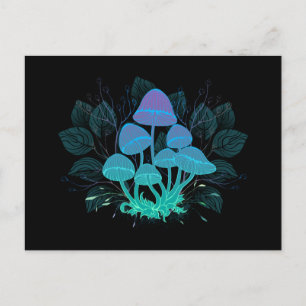Paddenstoelen in struiken uitnodiging briefkaart