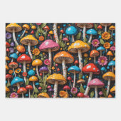 paddenstoelen inpakpapier vel (Voorkant 3)