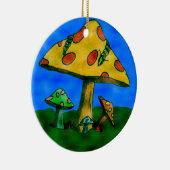 paddenstoelen keramisch ornament (Rechts)