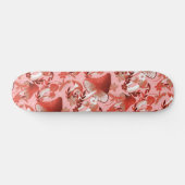 Paddenstoelen Magische roze en rood Skateboard (Horizontaal)