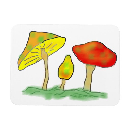 paddenstoelen magneet (Horizontaal)