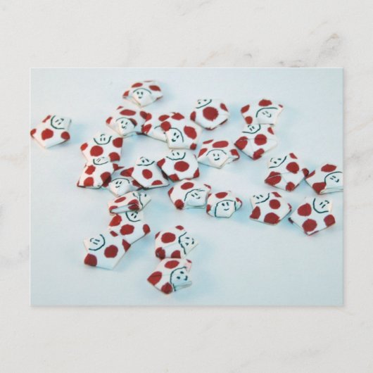 Paddenstoelen Mannen Briefkaart (Voorkant)