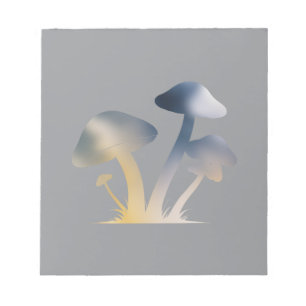 Paddenstoelen Natuur Milieu Life Silhouette Style Notitieblok