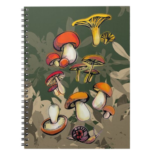 Paddenstoelen Notitieboek (Voorkant)