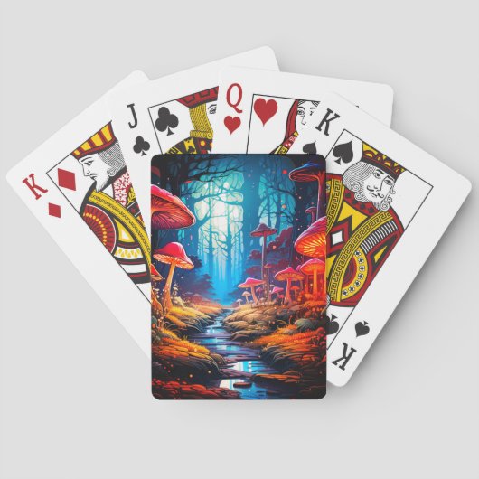 paddenstoelen pokerkaarten (Achterkant)