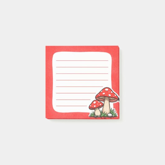 Paddenstoelen Post-it® Notes (Voorkant)