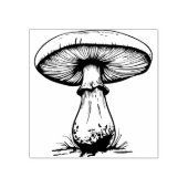 Paddenstoelen Rubberstempel Rubberstempel (Afrduk)