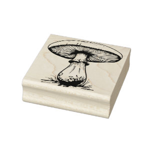 Paddenstoelen Rubberstempel Rubberstempel