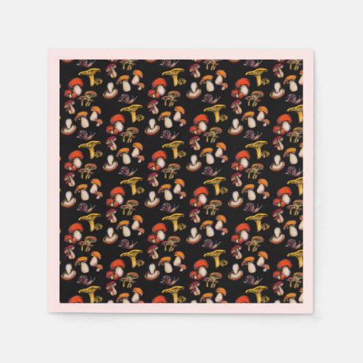 paddenstoelen servet (Voorkant)
