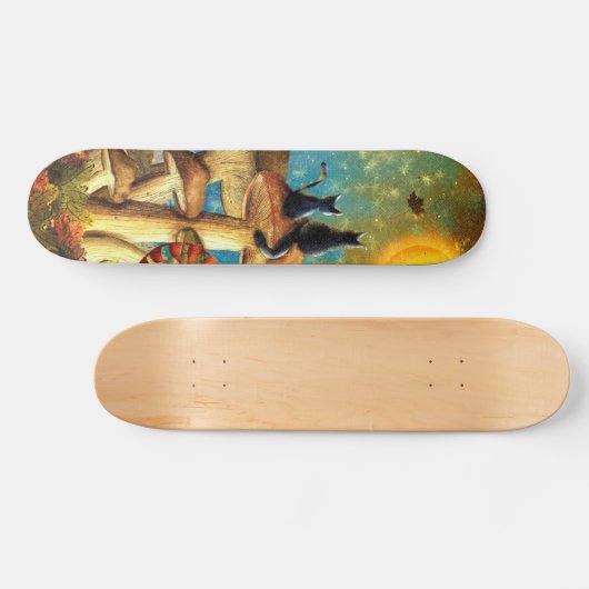 paddenstoelen skateboard (Horizontaal)
