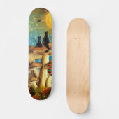 paddenstoelen skateboard (Voorkant)