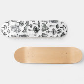 paddenstoelen skateboard (Horizontaal)