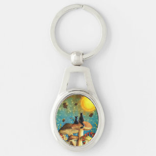 paddenstoelen sleutelhanger