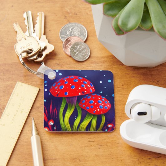 paddenstoelen sleutelhanger (Bureau)